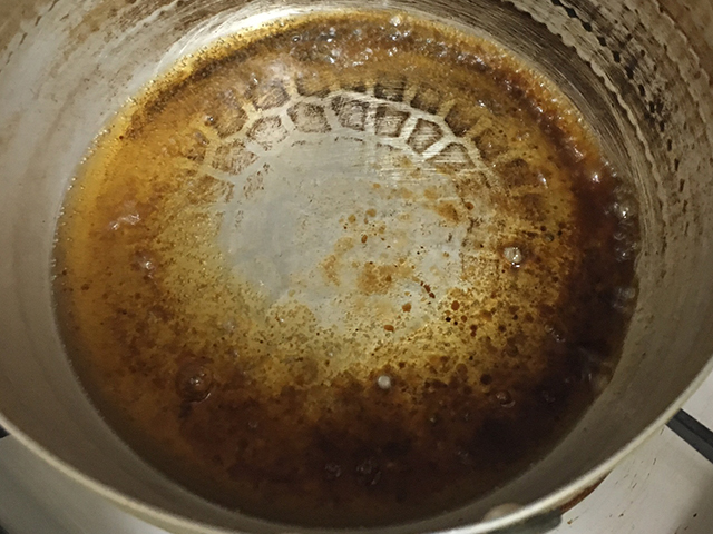 ごま油をかける｜広東風中華蒸し,釣果メシ
