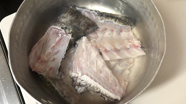 水から炊く｜魚のあらでつくるお吸い物