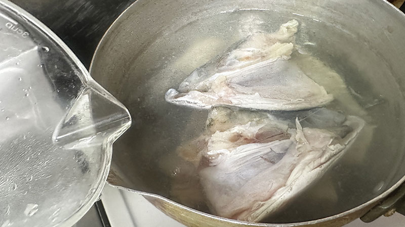 魚だしを取る|魚だしざる蕎麦,レシピ