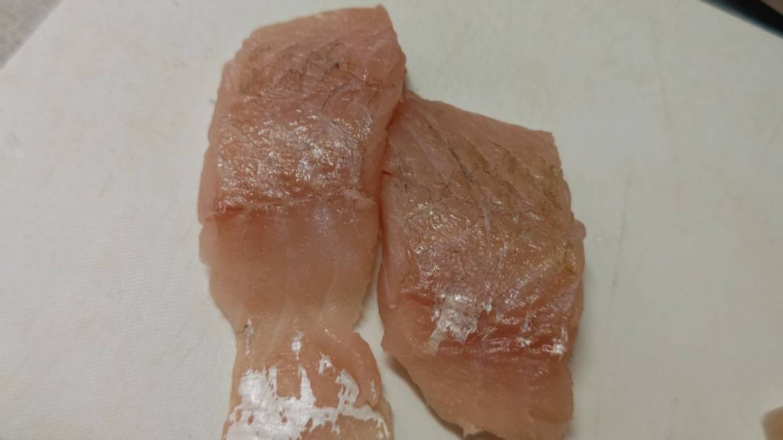 白身魚の切り身|白身魚のオニオンチーズパイ,レシピ,釣果メシ