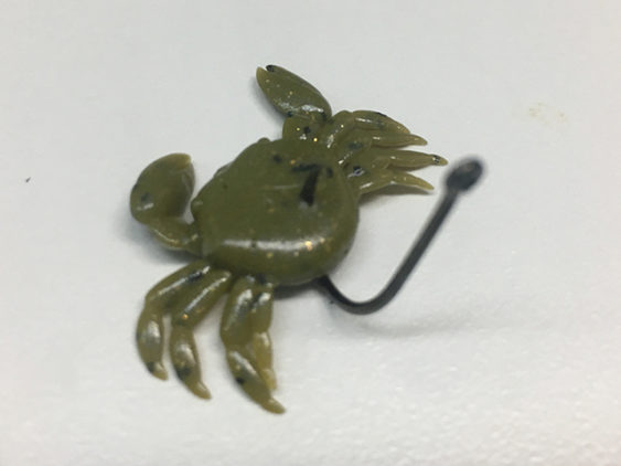 カニワームの付け方(刺し方)