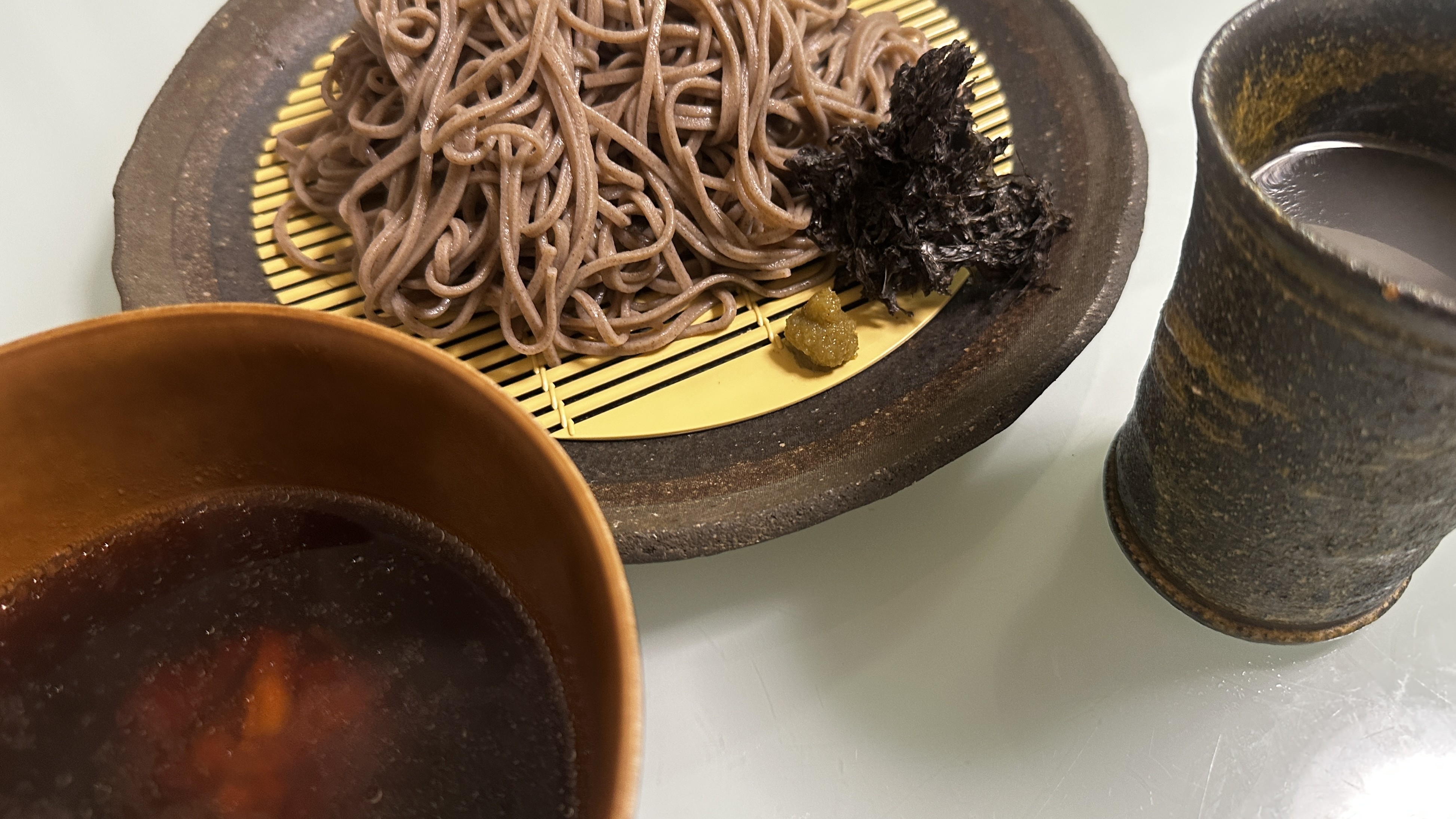 魚だしざる蕎麦