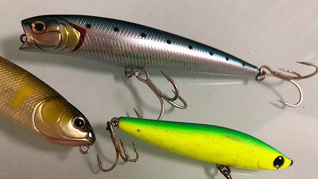 ペンシル,ルアーの種類|シーバス,トップウォーター,ルアー,おすすめ