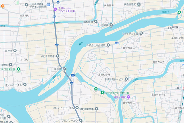 カーブの外側