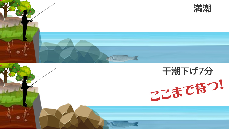 潮位|河川,オープンエリア,リバーシーバス,釣り方
