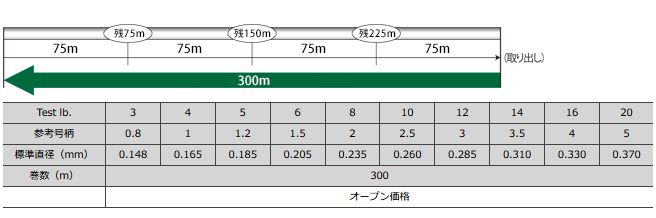 シーガーフロロマイスター300
