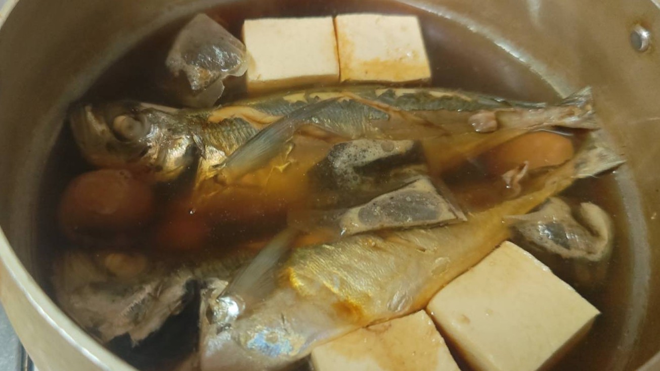 煮る｜アジ,梅ほうじ茶煮,レシピ,釣果メシ