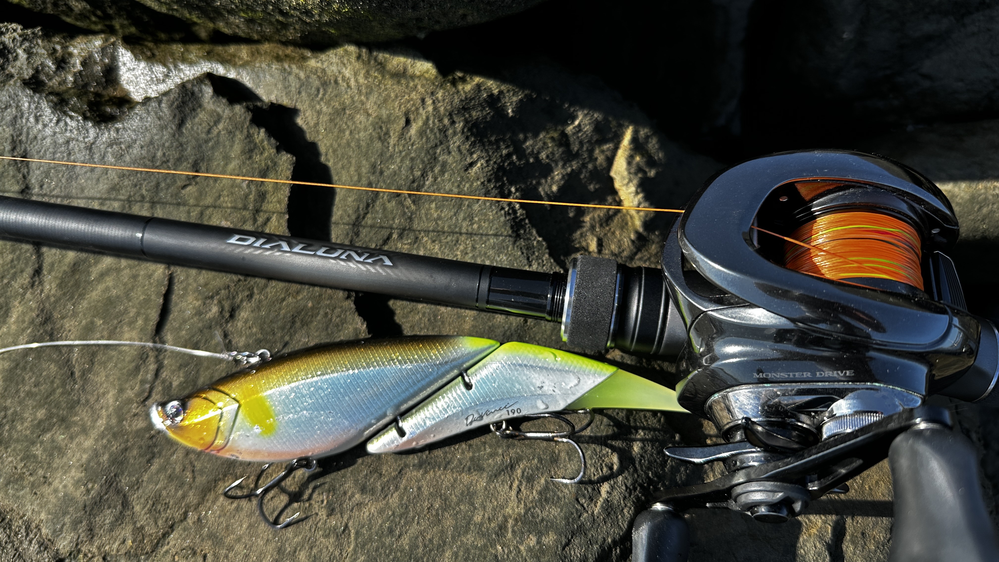 2ozのルアーキャスト｜ディアルーナB80XH,インプレ,ビッグベイト,リール,シマノ