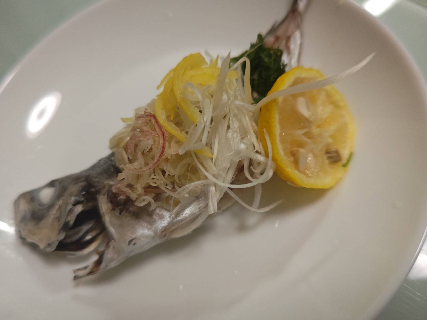 アジの塩ゆで・花柚仕立て,レシピ,つくり方,釣果メシ