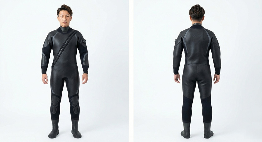 ウエットスーツとの違い｜冬,釣り,ドライスーツ,服装