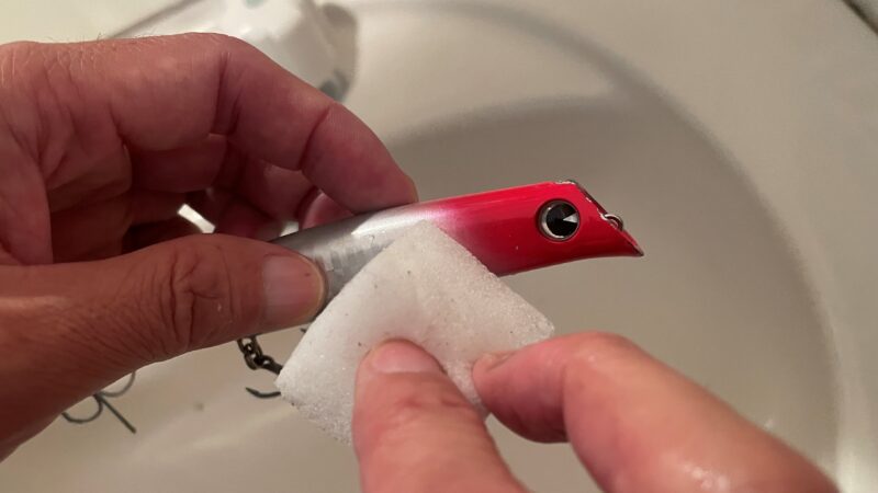 落ちない汚れは洗剤で、ルアー｜タックル,洗浄,メンテナンス
