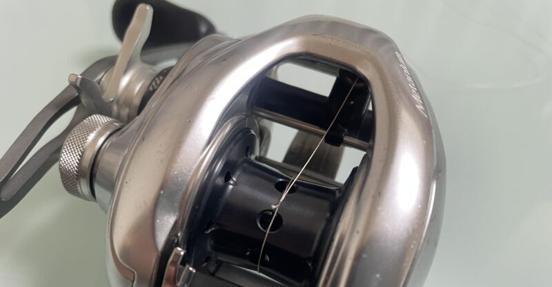 ④固定する｜ベイトリール,ライン,巻き方