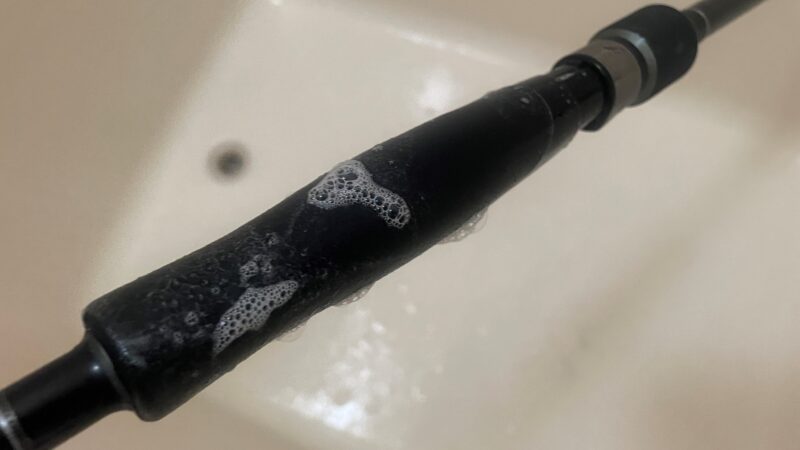 EVAグリップ、ロッドの洗浄｜タックル,洗浄,メンテナンス