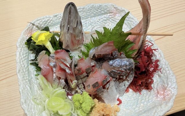 アジのお刺身|アジ料理,おすすめ,レシピ,釣果メシ