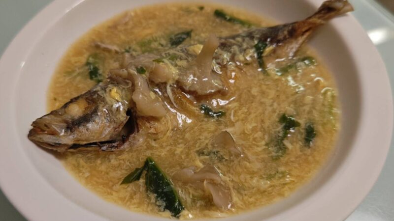 アジの生姜風味の卵とじあんかけ|アジ料理,おすすめ,レシピ,釣果メシ