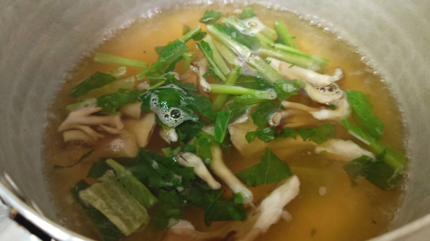 あんをつくる｜アジの揚げ焼き・生姜風味の卵とじあんかけ,レシピ,釣果メシ