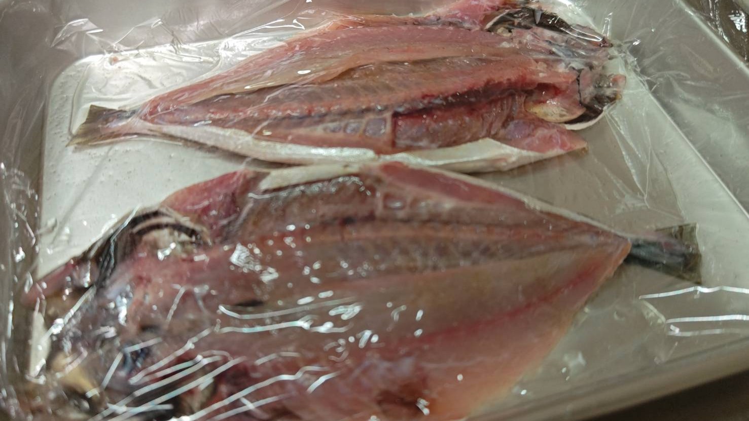 ラップをして寝かせる|アジのビルバオ風ソテー,レシピ,作り方,釣果メシ