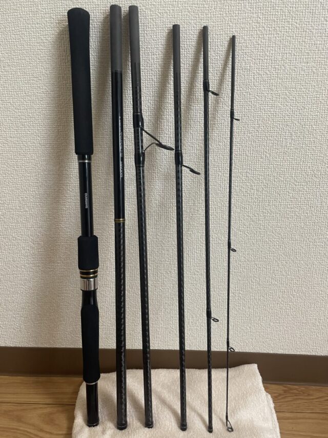 乾燥はすべてバラして｜パックロッド,すっぽ抜け予防,メンテナンス,マルチピースロッド