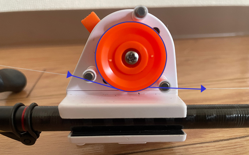 テンションを掛け巻きつける,飛距離の計測方法｜デプスチェッカー,インプレ,使い方