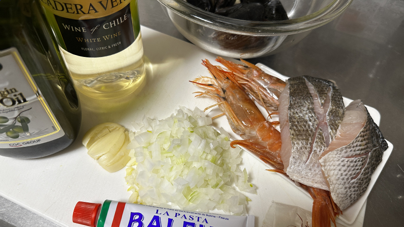 材料を用意|ブイヤベース,つくり方,レシピ,釣果メシ