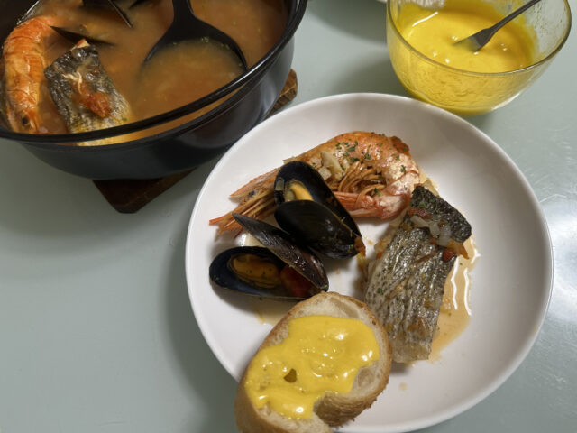 本格的ブイヤベースの食べ方|ブイヤベース,つくり方,レシピ,釣果メシ