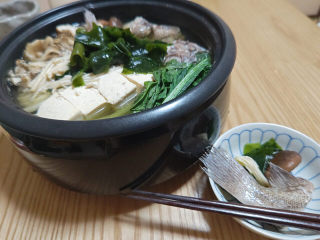 キツネメバルのわかめ鍋｜釣果メシ,レシピ