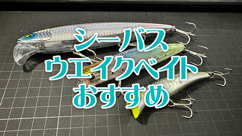 シーバス,ウエイクベイト,おすすめ