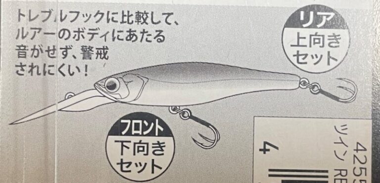 メーカー推奨の付け方|ツインフック,付け方,おすすめ,活用法,セッティング