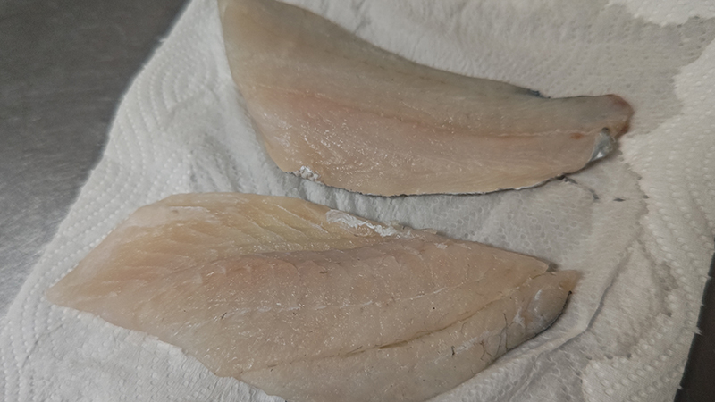 すずきの切り身の準備|すずきのねぎ香味焼き・おろしぽん酢,レシピ,シーバス料理,釣果メシ